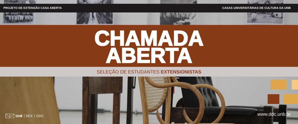 Venha ser extensionista nas Casas!