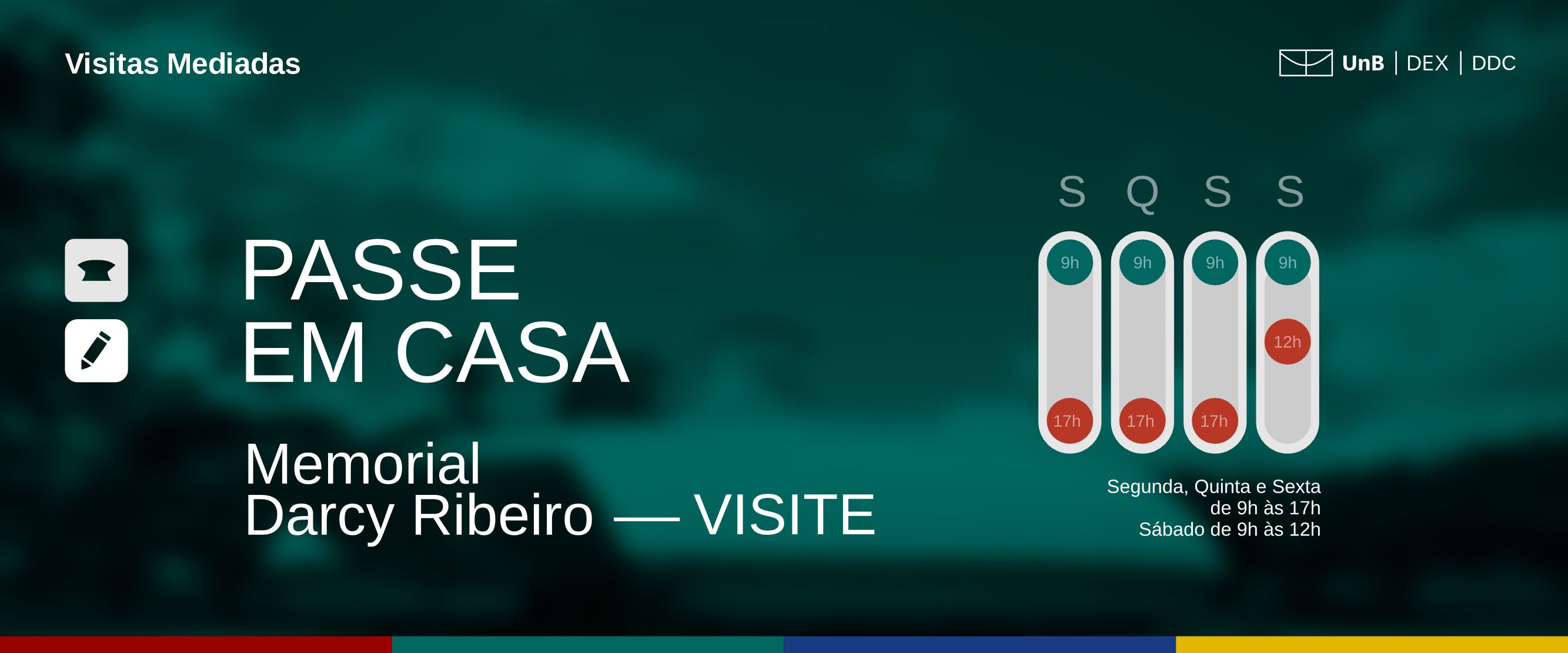 Visitas Mediadas ao Memorial Darcy Ribeiro. Clique para saber mais!